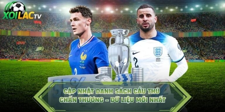 Cập Nhật Danh Sách Cầu Thủ Chấn Thương - Dữ Liệu Mới Nhất